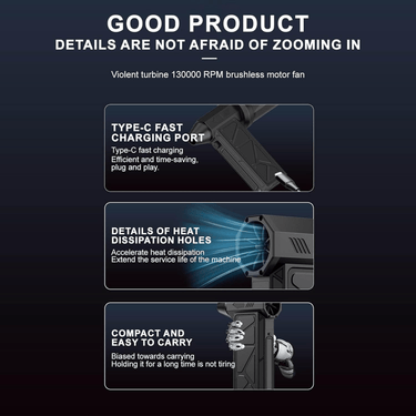 Powerful 130000RPM Electric Air Duster - InspiredGrabs.com